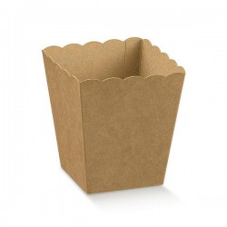 VASO IN CARTONCINO 7x7x11cm AVANA 10pz