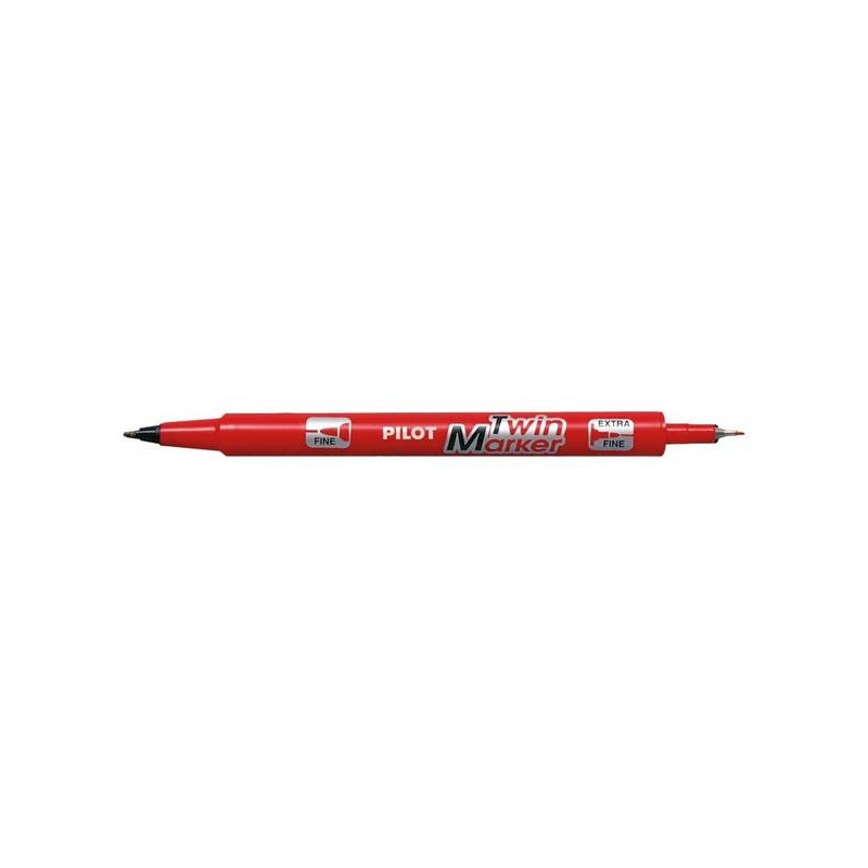 PENNARELLO PILOT MARKER TWIN BEGREEN ROSSO 0,3-0,55mm
