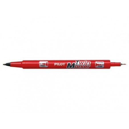 PENNARELLO PILOT MARKER TWIN BEGREEN ROSSO 0,3-0,55mm