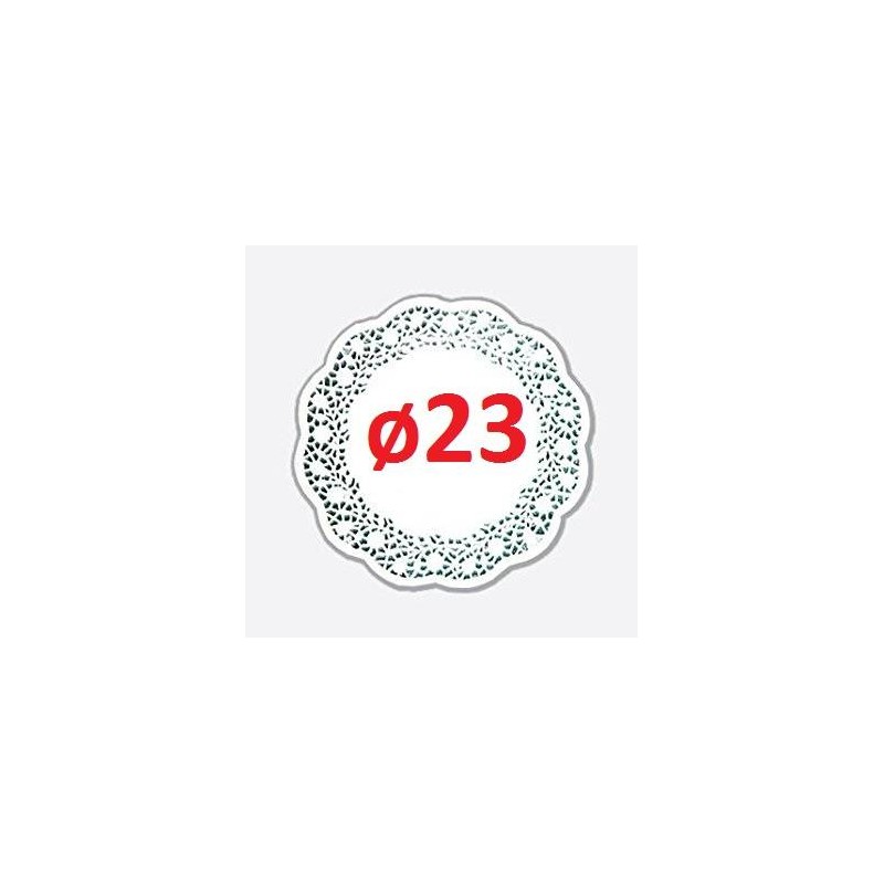 PIZZO PORCELLANATO TONDO ø23 100pz
