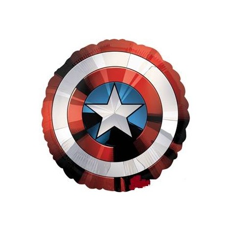 PALLONE MYLAR SCUDO CAPITAN AMERICA 71cm