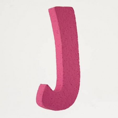 LETTERA POLISTIROLO PASTELLO mm120x90 J FUCSIA