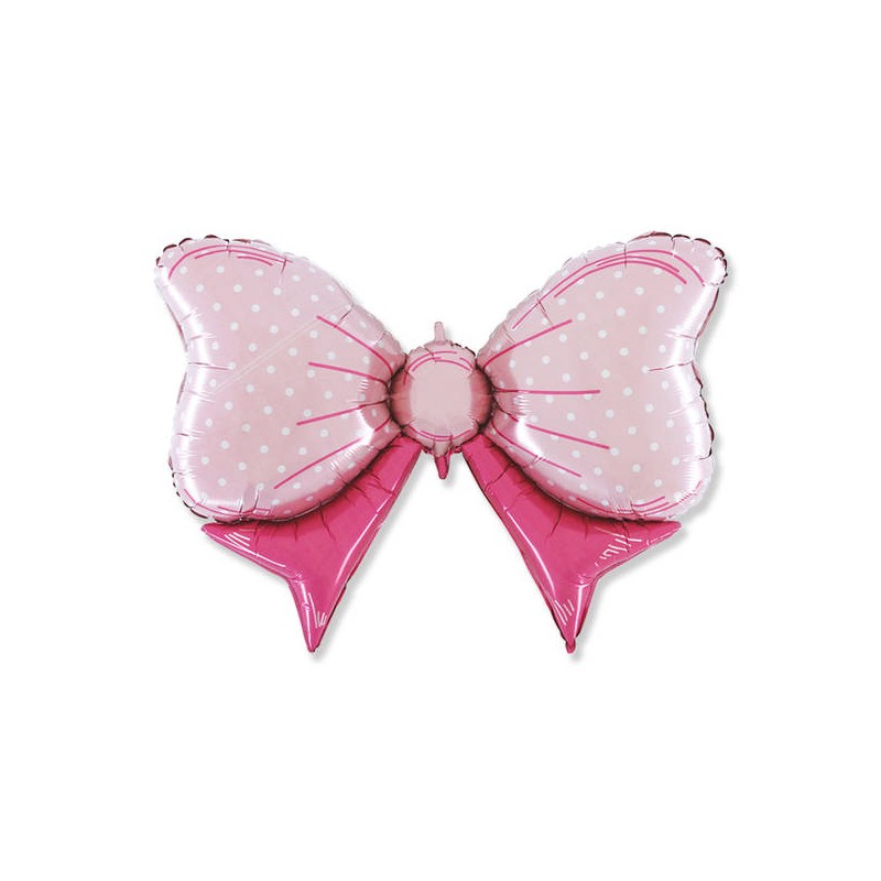 PALLONE MYLAR FIOCCO ROSA 42 108x72cm