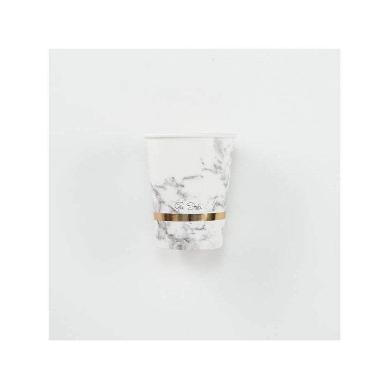 BICCHIERI 250cc MARBLE 8pz