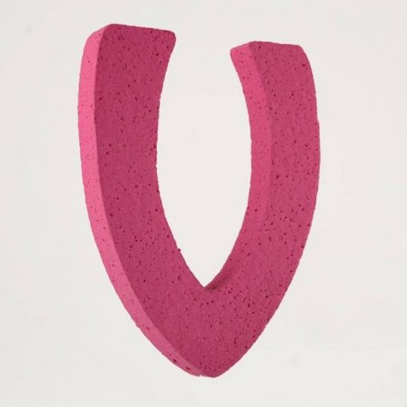 LETTERA POLISTIROLO PASTELLO mm120x90 V FUCSIA