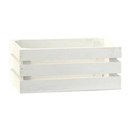 CASSETTA LEGNO BIANCA 20x13,5x8,5cm CASL2455