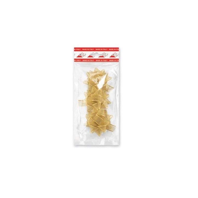 STELLA ADESIVA OSLO 9mm ø5cm N-ORO 4pz