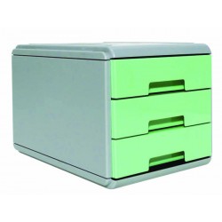MINI CASSETTIERA KEEP COLOUR PASTEL ARDA 3 CASSETTI VERDE