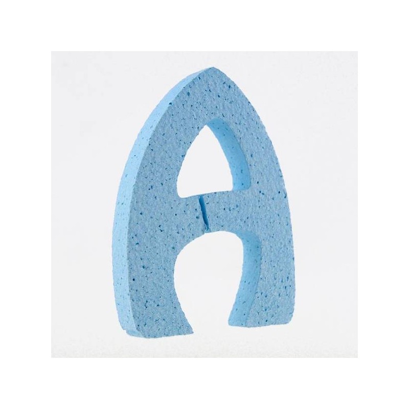 LETTERA POLISTIROLO PASTELLO mm120x90 A CELESTE