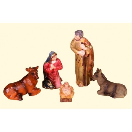 NATIVITà RESINA cm.10 SET 5pz