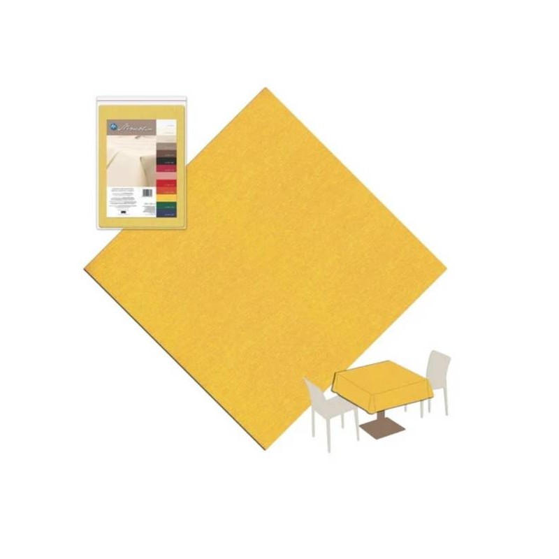 TOVAGLIA MONOLIN 150x150cm GIALLO 12pz