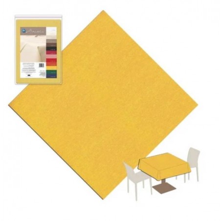 TOVAGLIA MONOLIN 150x150cm GIALLO 12pz