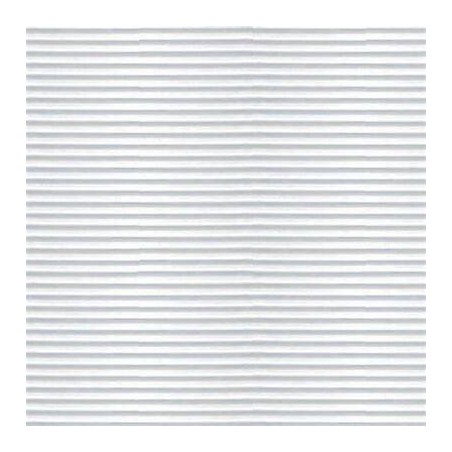 CARTONE ONDULATO FOGLIO 70x100cm BIANCO