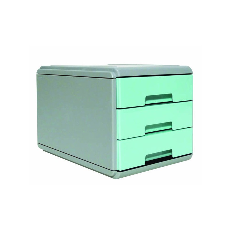 MINI CASSETTIERA KEEP COLOUR PASTEL ARDA 3 CASSETTI AZZURRO