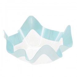 CIOTOLA PET AZZURRO PERLATO ø22,5 H.12cm