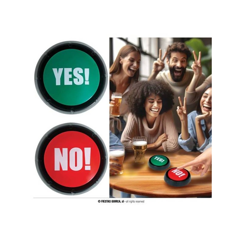 PULSANTI SI E NO 9cm