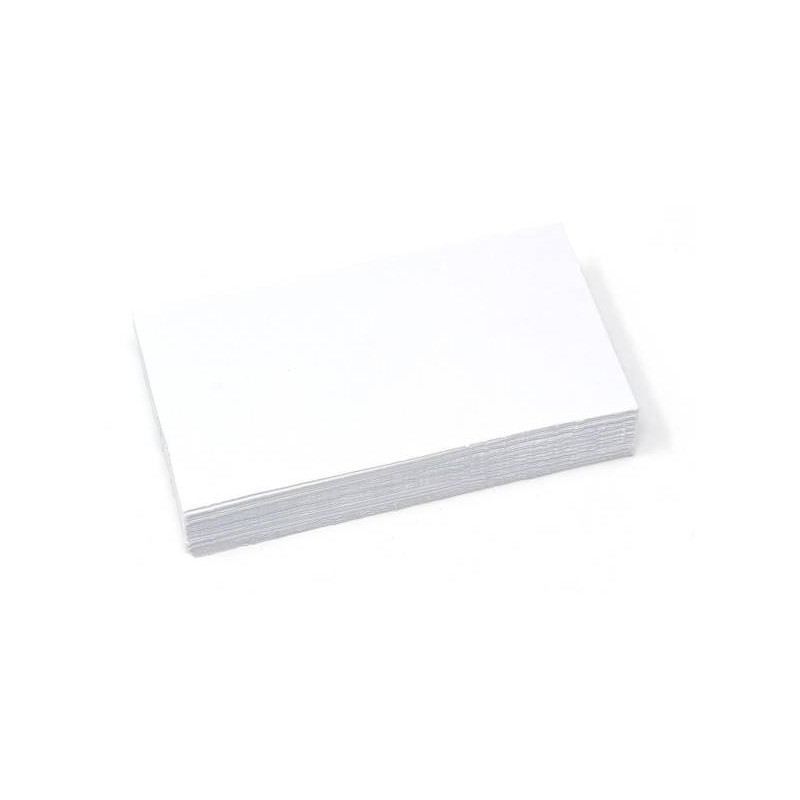 RETTANGOLO CARTONCINO BIANCO 9x5cm 50pz