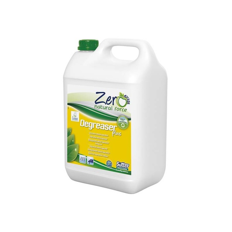 LINEA ZERO SGRASSATORE CONC. NATURALE DEGREASER PLUS  ECOLABEL 5kg SUTTER