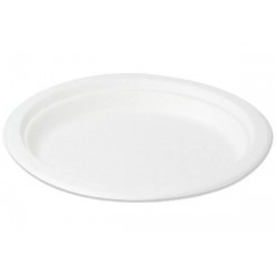 PIATTI OVALI POLPA 32x25,5cm BIO COMPOSTABILI 25pz CROWN CHEF