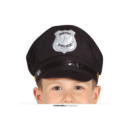 BERRETTO DA POLIZIOTTO IN TESSUTO BIMBO