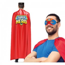 SET SUPEREROE MASCHERA E MANTELLO