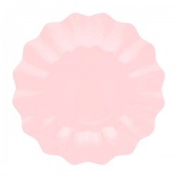 PIATTI NEW SHAPE CM.21 ROSA 8pz