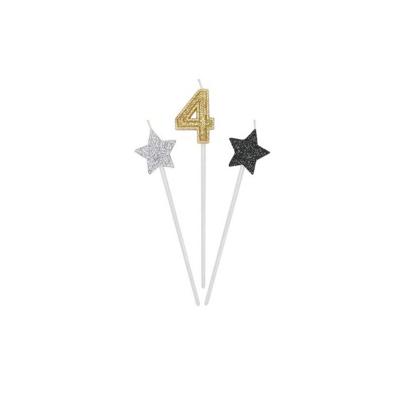 CANDELINE PICKS PRESTIGE 3pz 16cm N°4