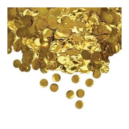 CORIANDOLI IN FOIL ø2cm 50gr ORO METAL