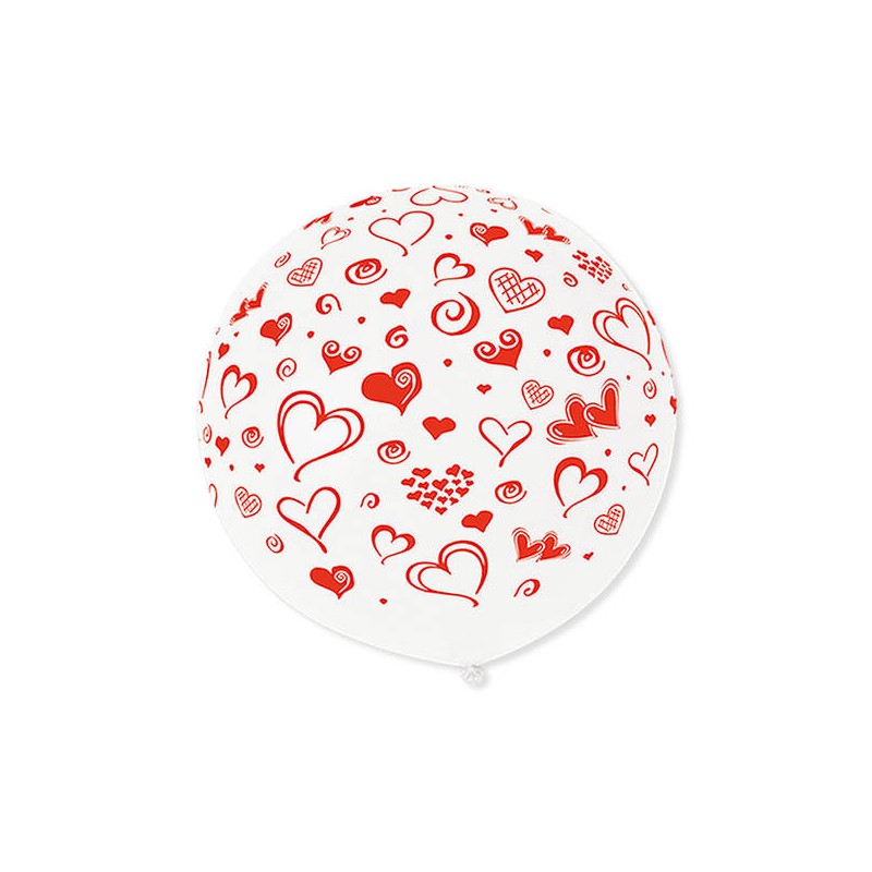 PALLONE ALL AROUND 31 80cm PASSION WHITE