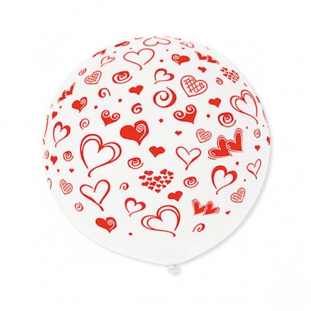 PALLONE ALL AROUND 31 80cm PASSION WHITE