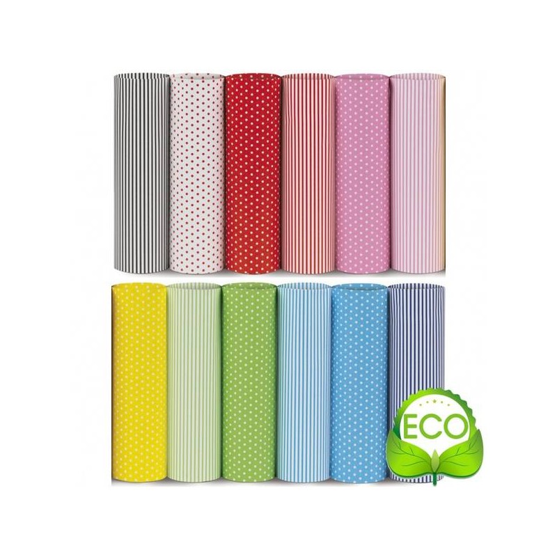 CARTA REGALO ECOCARTA GRAPHIC 70x100cm 100fg ass.ti