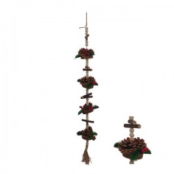 GHIRLANDA PIGNA NATURAL 90cm