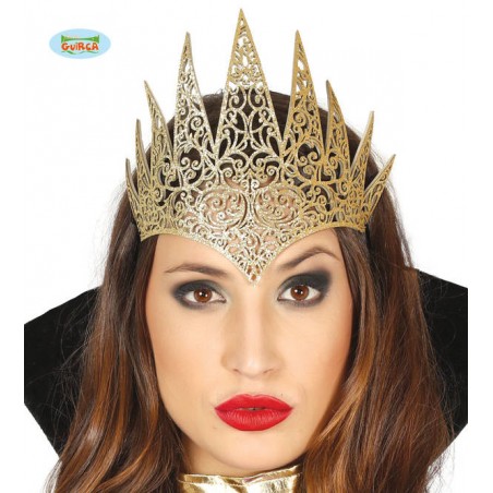 CORONA DIADEMA REGINA ORO