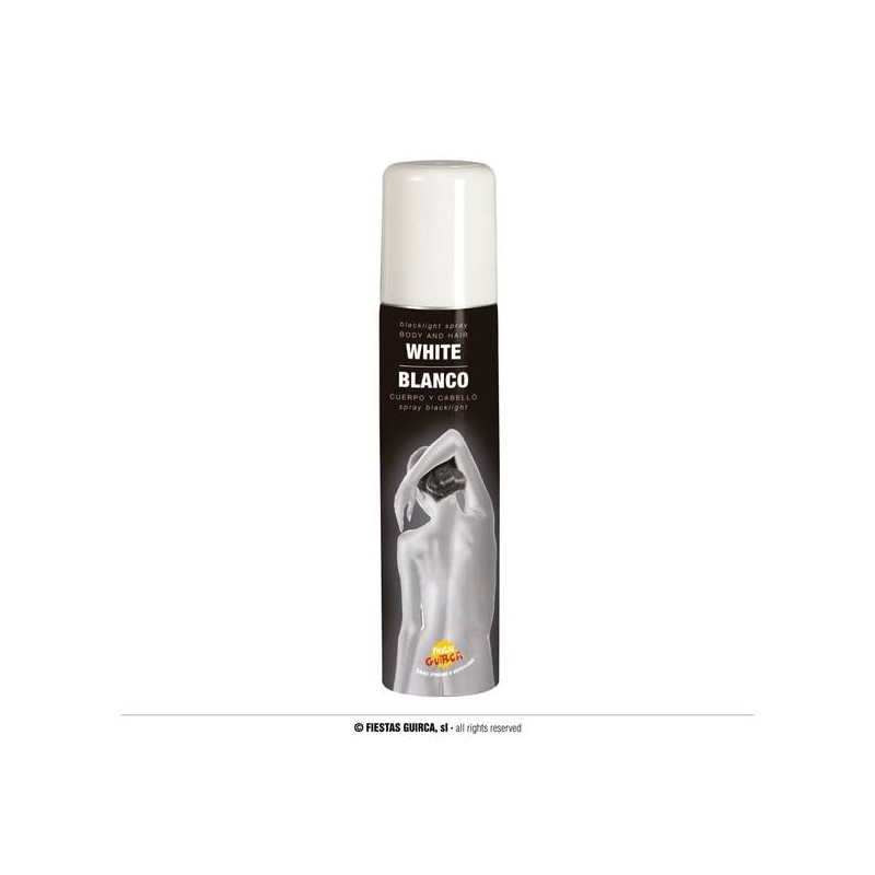 TRUCCO COLORANTE PER CORPO E CAPELLI SPRAY 75ml BIANCO