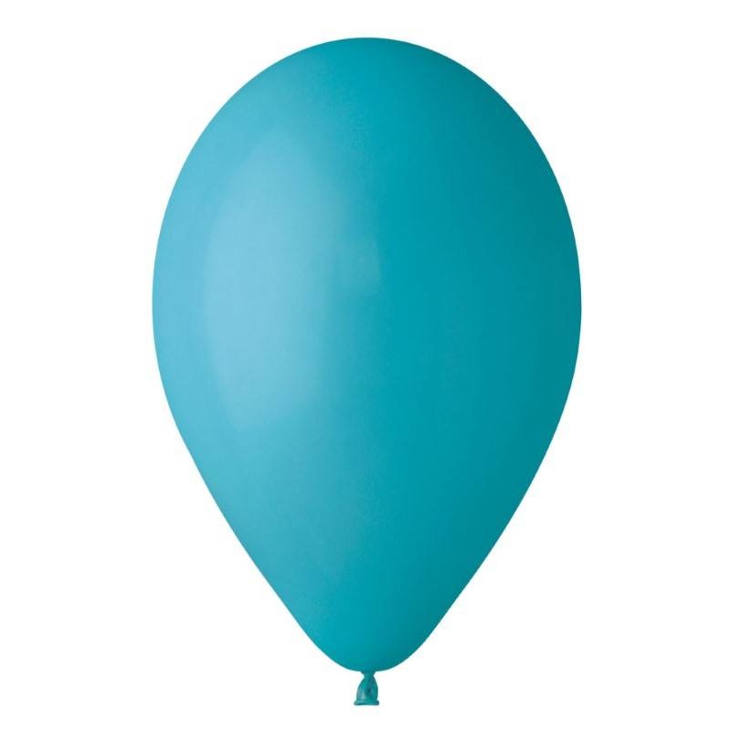PALLONCINI LATTICE MEDIUM 10 26cm 100pz TURCHESE