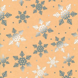 CARTA REGALO METAL KRAFT 70x100cm 5 FOGLI COL.583B