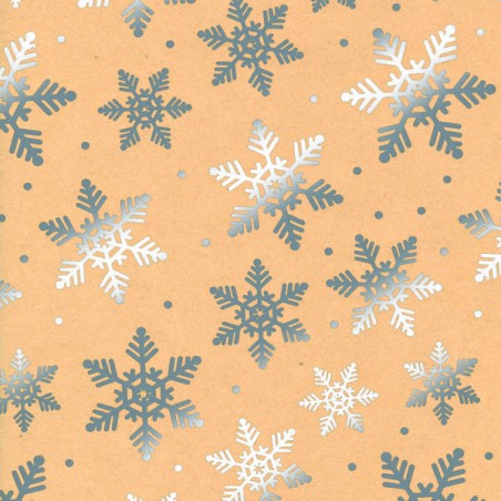 CARTA REGALO METAL KRAFT 70x100cm 5 FOGLI COL.583B