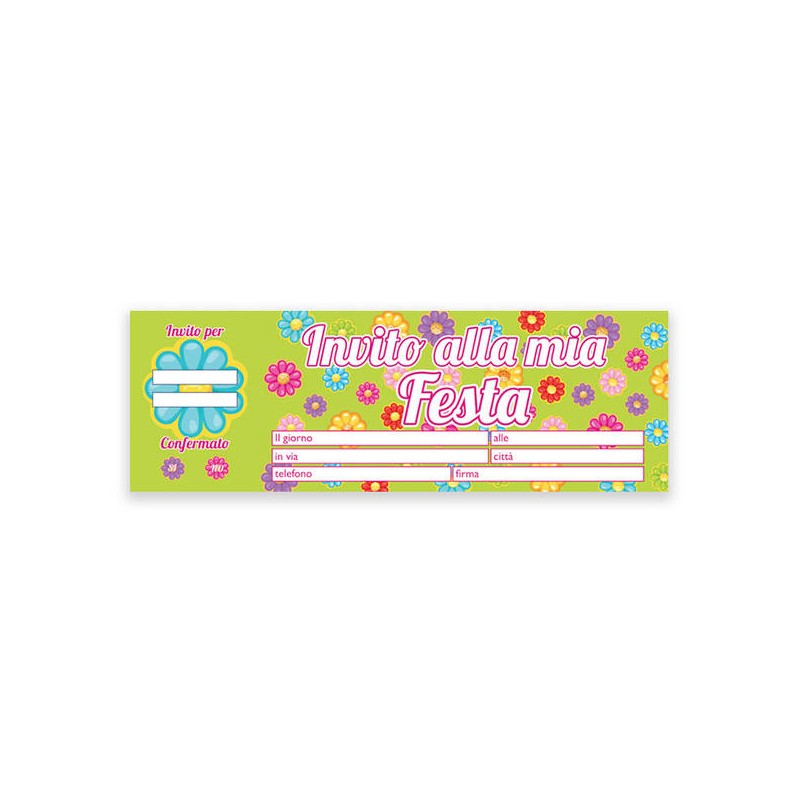 BLOCCHETTO INVITI #PETALOSO 20pz