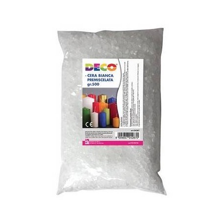 CERA PRONTA PER CANDELE BIANCA 500gr CWR