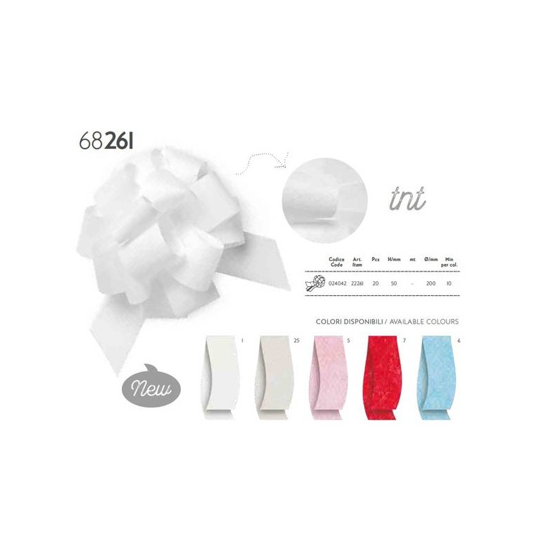 FIOCCHI STRIP TNT mm50 20pz 68261 25-AVORIO