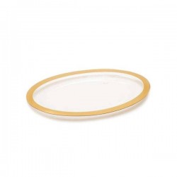 VASSOIO PET ORO OVALE 40x25,3cm