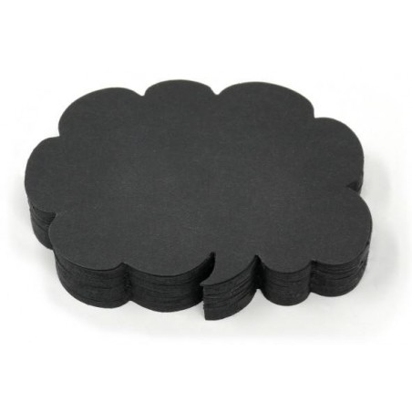 NUVOLETTA CARTONCINO NERO 9x6cm 50pz