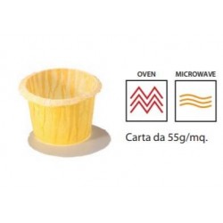 PIROTTINI MUFFIN 30x30mm GIALLO 120pz