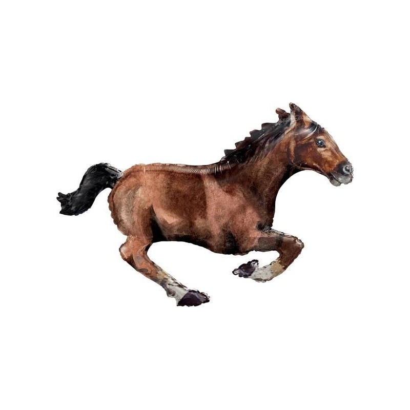 PALLONE MYLAR S/SHAPE CAVALLO 101x63cm