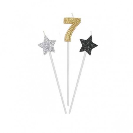 CANDELINE PICKS PRESTIGE 3pz 16cm N°7