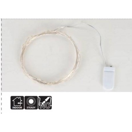 FILO 40 MINI LED C/BATTERIA 4mt