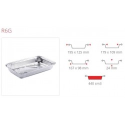 TEGLIA ALLUMINIO 2 PRZ 100pz 106 CUKI