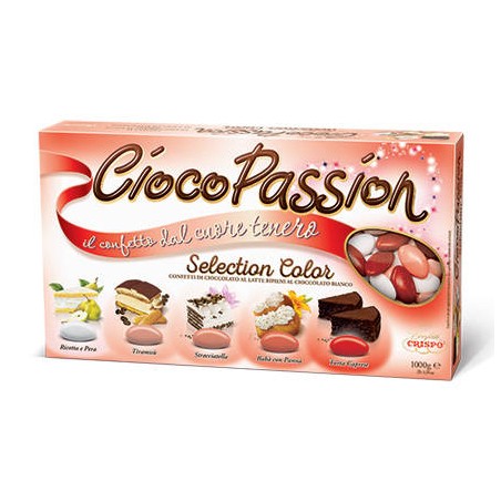 CONFETTI CIOCOPASSION SELECTION COLOR ROSSO 5 GUSTI 1kg