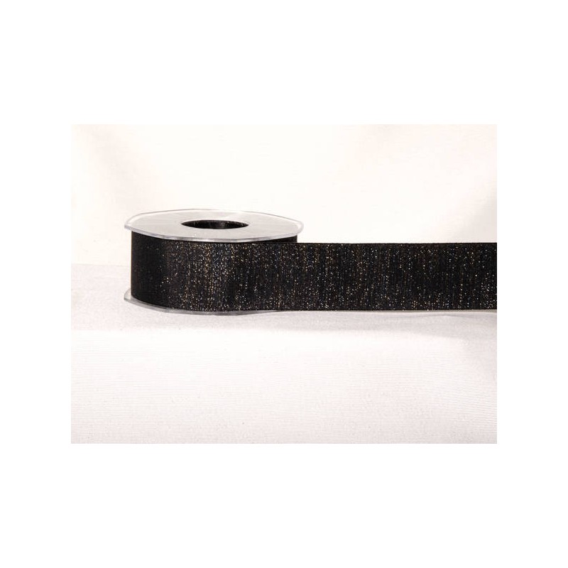 NASTRO RASO BOUTIQUE LAMè mm40x20mt COL.33 NERO