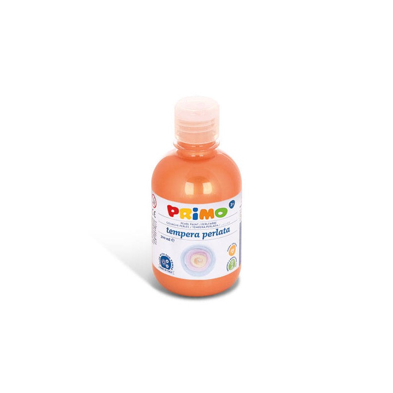 TEMPERA IN BOTTIGLIA 300ml PERLATA ARANCIONE 250 PRIMO